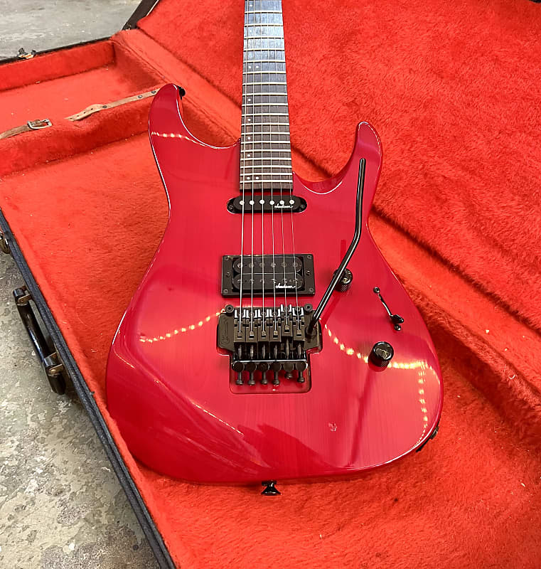 Charvel SDK-080-SH c 1990 - Cherry red original vintage MIJ Charvel SDK-080-SH c 1990 - Cherry red original vintage MIJ