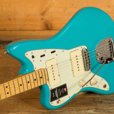 Fender American Professional II Jazzmaster | Maple - Miami Blue - Left-Handed image 5