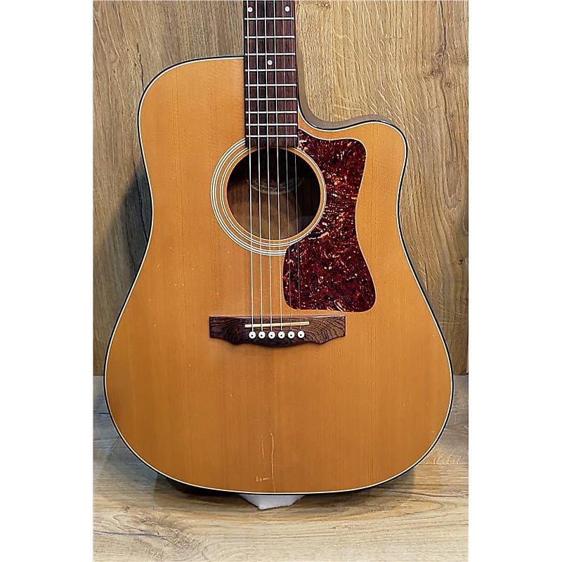 Guild True American DC-1E NT Acoustic-Electric Guitar - Natural w/Case,  Second-Hand