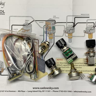 Sadowsky Onboard Preamp Kit | Reverb