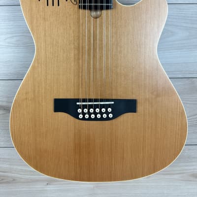 Godin 025343 A12 12-String Acoustic-Electric Guitar - Natural SG image 1