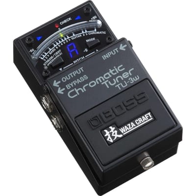 BOSS TU-3W Waza Craft Chromatic Guitar / Bass Tuner Pedal with Selectable Bypass image 5