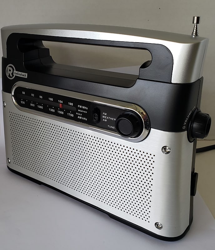 Vintage Radio Shack Portable Analog AM/FM WX Weather Radio Reverb