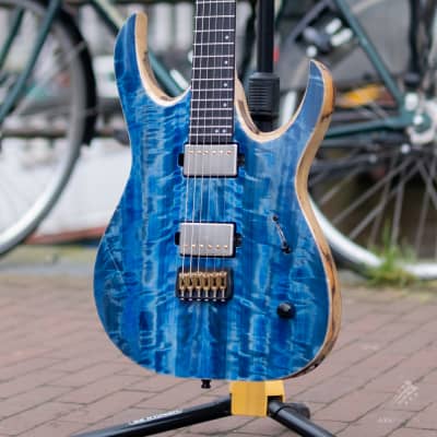 Mayones Duvell Elite 6 in Light Blue Spirit Gloss image 2