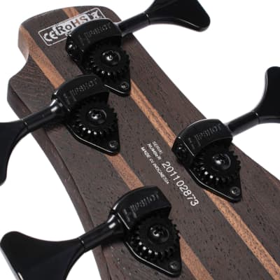 Cort Artisan Series B4 Element 4-String Bass Guitar Open Pore Black image 5