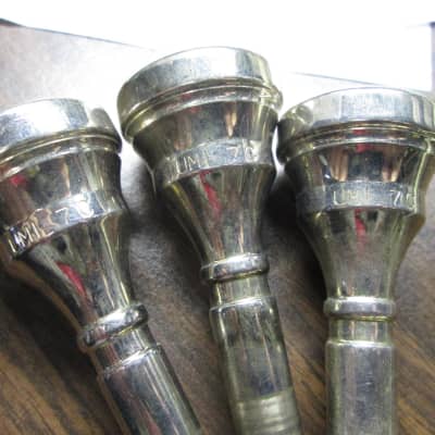 King Cornet Mouthpiece 7C Silver-Plated (7 available)  / UMI clone (3 available) BID PER PIECE image 6
