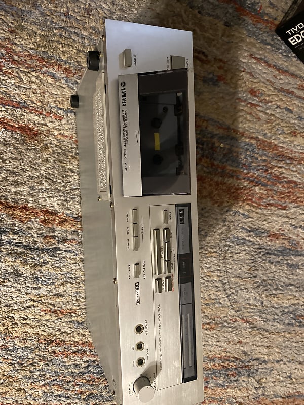 Yamaha deck cassette K15 1990s - Silver  			