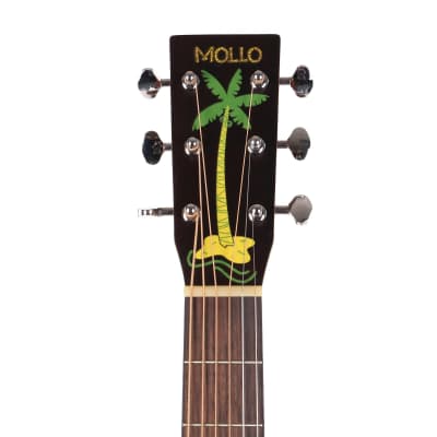 Mollo Tiki Man Parlor Acoustic Guitar Used image 4