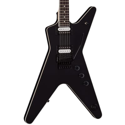 Dean ML X Floyd Rose Electric Guitar, Black Satin, Hard Case