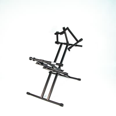 Quiklok 2 Tier Keyboard stand Owned by Junkie XL | Reverb