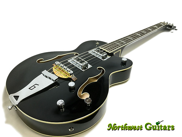 Gretsch G5440LS Hollow Body Bass Black Reverb