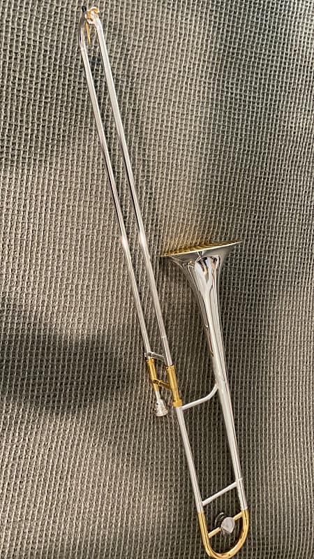 King 2B SGX 2023 Tenor Trombone - Sterling Silver and 24K Gold Bell and Trim image 1