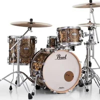 Pearl Masters Maple Complete 3-pc. Shell Pack w/20" Bass Drum CAIN & ABEL MCT903XP/C823 image 2