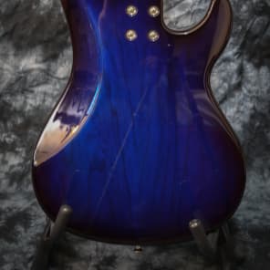 Left Handed G&L SB-2 Bass USA 2014 Blueburst Lefty image 4