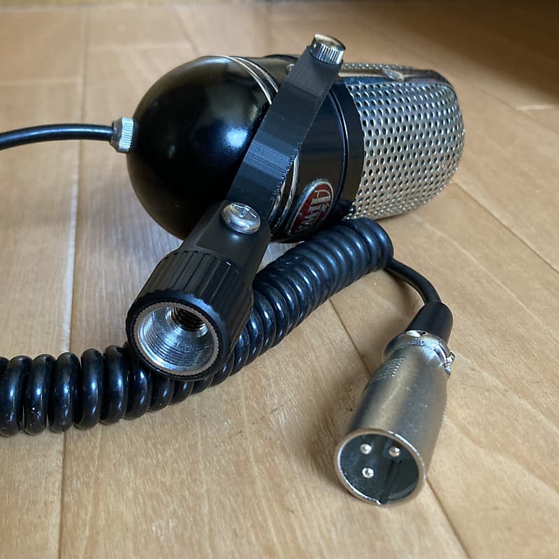 昭和レトロ　アイワAIWA M18 CRYSTAL MICROPHONE Vintage 1960's Aiwa M 18 Crystal Microphone w/ Stand Tested