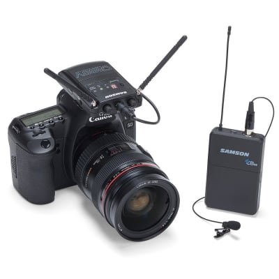 Samson Concert 88 Camera UHF Wireless Lavalier Microphone System, Includes CR88V Micro Receiver, CB88 Beltpack Transmitter, LM10 Lavalier Microphone, image 6