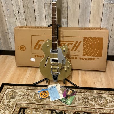 New 2020 Gretsch G5655T Electromatic Center Block Jr., Bigsby 2020 Casino  Gold,  Setup With Extras image 19