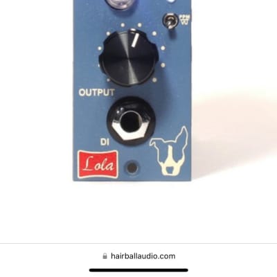 Hairball Audio Lola 500 Series Mic Preamp Module 2010s - Blue image 1