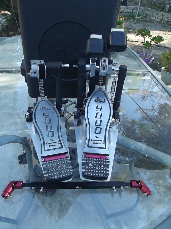 DW 9000 Double Pedal with Case Reverb