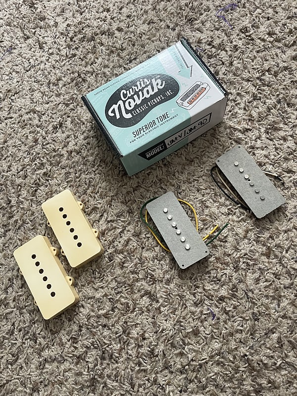 Curtis Novak Jazzmaster Pickups, JM90 and JMV 2023 Aged Reverb