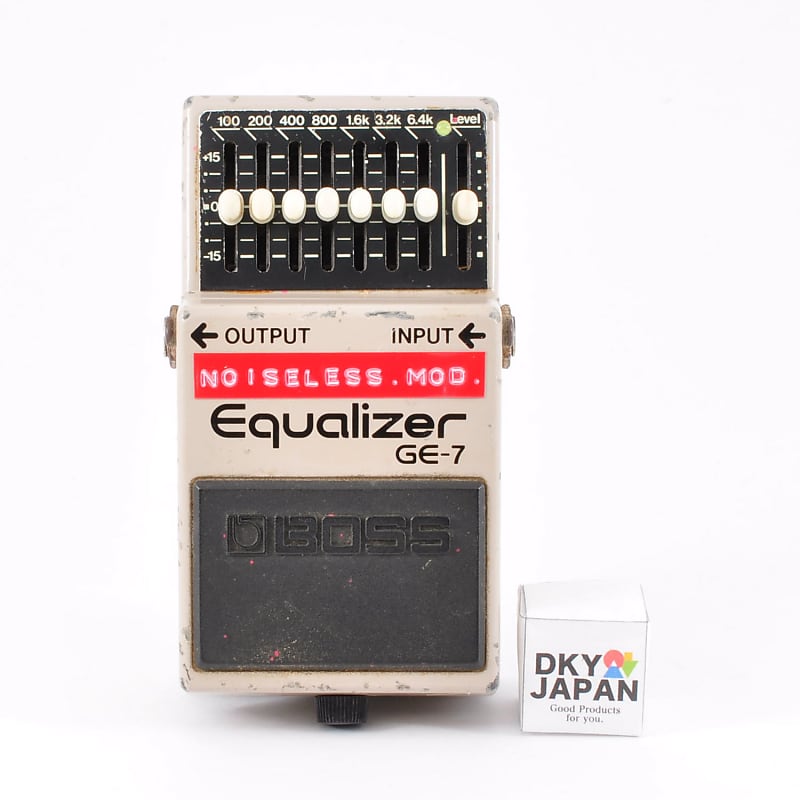 Boss GE-7 Modified Noiseless Equalizer PSA.OK Made In