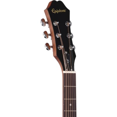 Epiphone J-15 EC Deluxe  Acoustic-Electric Guitar (with Case), Vintage Sunburst image 7