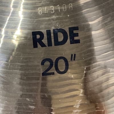 David Garibaldi's Tower of Power, Paiste 20" Prototype Ride Cymbal, Black Label 2440g image 5