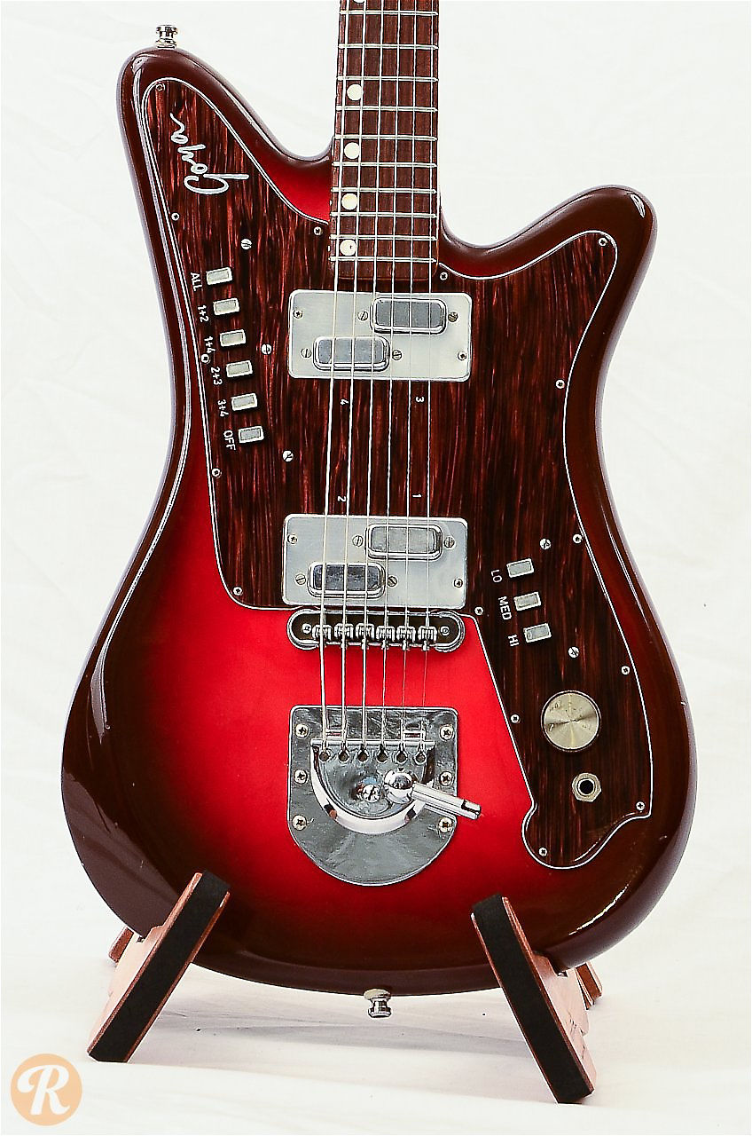 Goya Rangemaster Red Burst 1968 Reverb