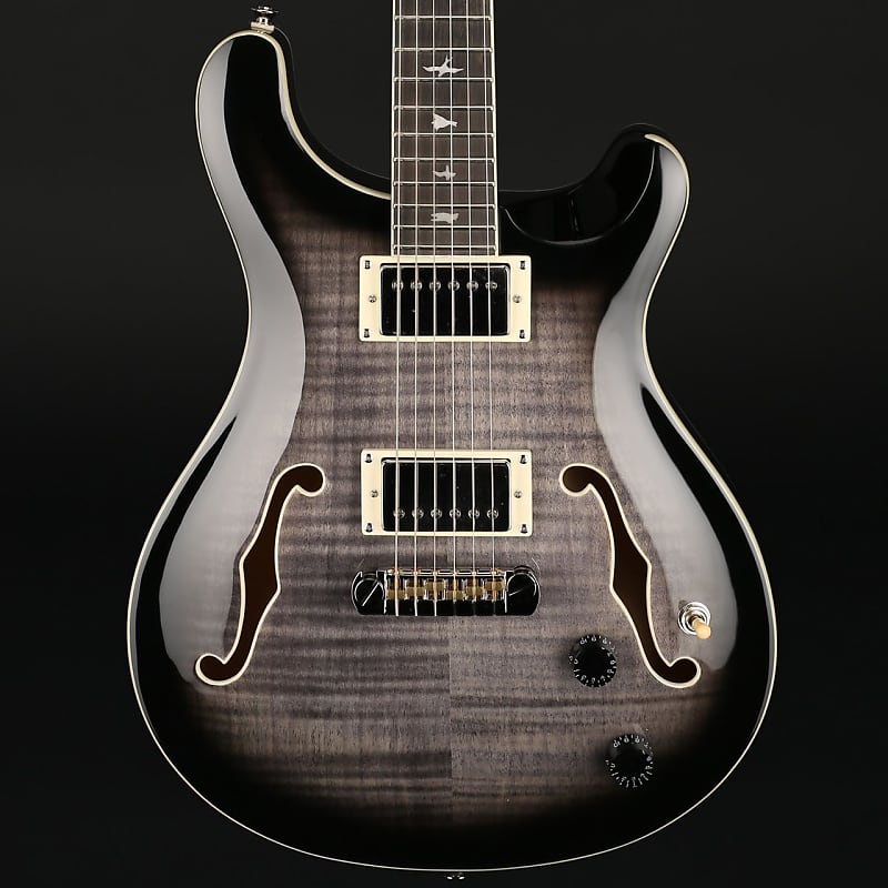 PRS SE Hollowbody II in Charcoal Burst with Case image 1