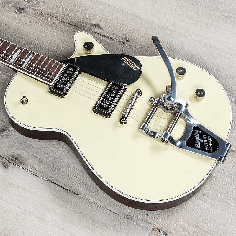 Gretsch G6128T Players Edition Jet DS Guitar, Bigsby, Rosewood, Lotus Ivory image 1