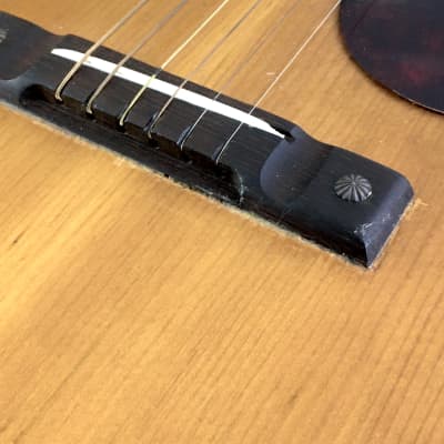 1960s Vintage Burst Solid Woods Silvertone Kay Acoustic Guitar Lacquer Finish Tortoise Binding HSC image 15