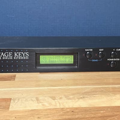 [Mint] E-MU Systems Vintage Keys Rackmount 32-Voice Sampler Module - Black