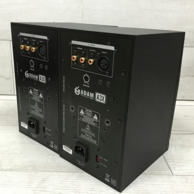 ADAM Audio A3X Active Nearfield Monitors (Pair) Black | Reverb