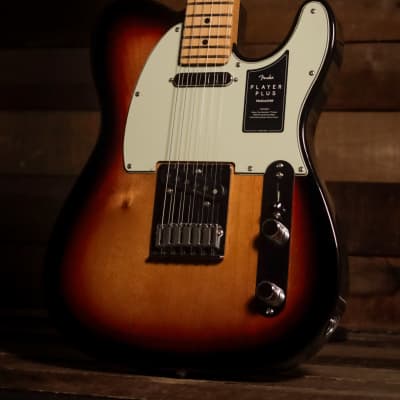 Fender Player Plus Telecaster, Maple FB, 3 Color Sunburst, Deluxe Bag image 5