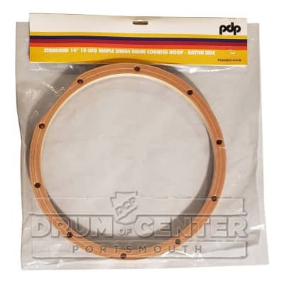 PDP Wood Snare Drum Hoop 14" 10-Lug Batter Side w/Cutouts image 2