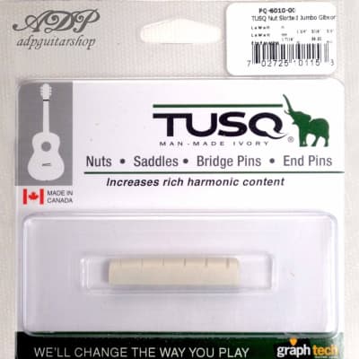 SILLET IVORY graph Tech TUSQ PQ-6010-00 Slotted nut 36/44 GIBSON LesPaul SG Pack image 2