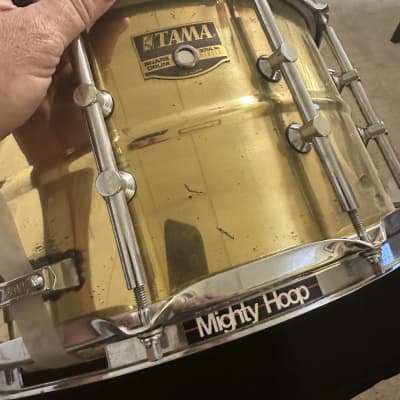 Tama 1990's Tama 8×14 Powermetal PM328 Brass Snare Drum