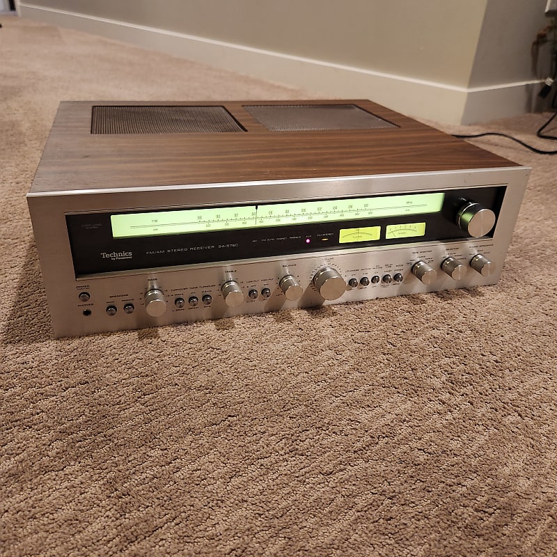 Technics SA5760 Stereo Receiver 165W/Ch 1970s Silver Reverb