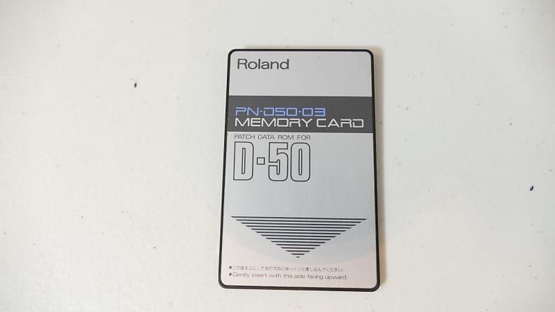 Roland D-50 -Rom Card - PN - D50 - 03 - Sustain Group 2 - | Reverb UK