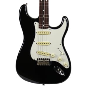 Vintage 1985 Squier Stratocaster Black Made in Japan | Reverb