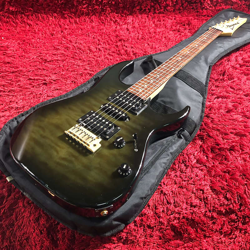 Electric Guitar Ibanez RX Series Black Soft Case Made in Japan