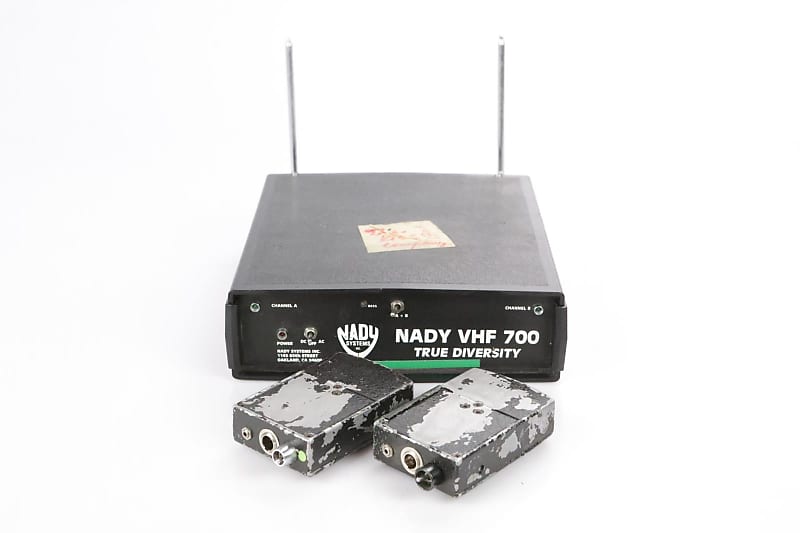 NADY VHF 700 True Diversity Wireless Guitar System Kiss Reverb