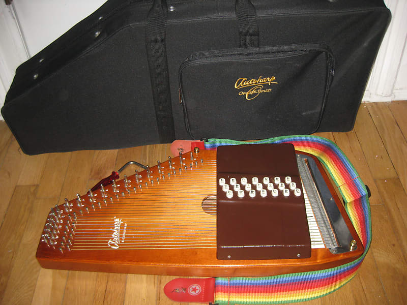 Oscar Schmidt Autoharp 21 Chords USA with Semi Hard Case Reverb