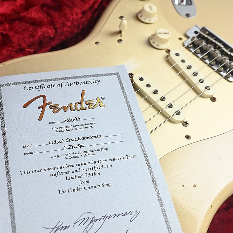 Fender Custom Shop Limited Edition 50's Stratocaster Journeyman Relic -  Desert Sand - Rosewood Neck