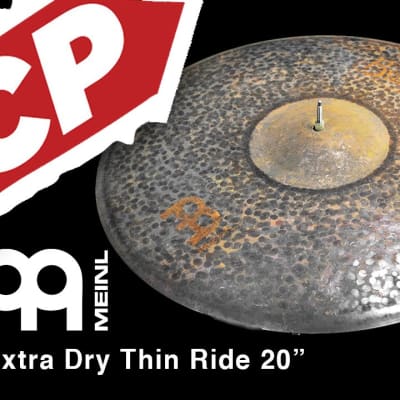 Meinl Byzance Extra Dry Thin Ride Cymbal 20 image 1
