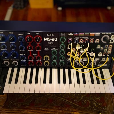 Korg MS-20 Mini Semi-Modular Analog Synthesizer 2013 - Present - Black