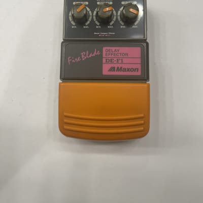 Maxon DS-F1 Fire Blade Distortion Rare Vintage Guitar Effect Pedal