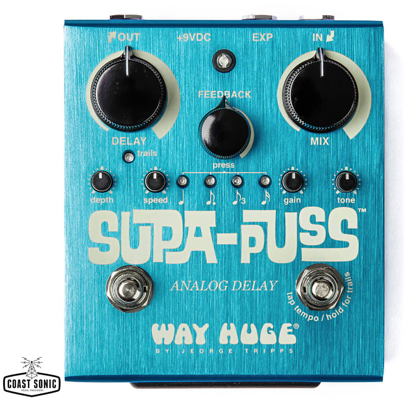ギター WAYHUGE AQUA PUSS MK3 Way Huge WM71 Aqua Puss MKIII Analog Delay Pedal – Walt