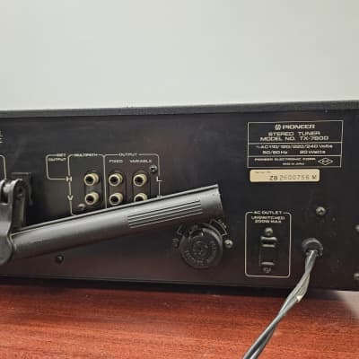 *Excellent Shape* Vintage 1980's Pioneer TX-7800 AM/FM Stereo Tuner *Multi Volt* image 11
