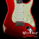 Fender Custom Shop 1962 Stratocaster Hand-Wound Pickups AAA Dark Rosewood Slab Board Relic Candy Apple Red
